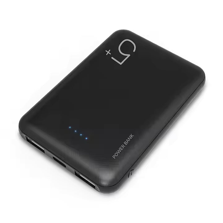 Custom Logo Mini Universal Portable Slim Powerbank Promotional Gift 5000mAh Battery Power Bank
