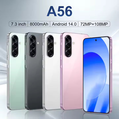 New Arrival NEW 7.3'' Sreen 5g Sample A56 Unlocked Original Mobile Phone