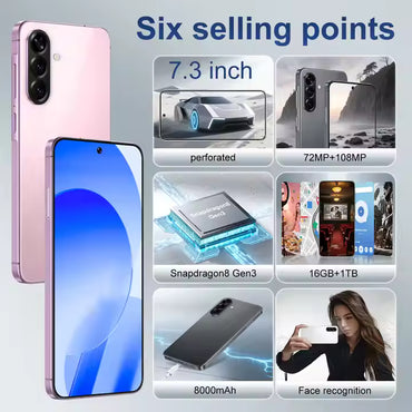 New Arrival NEW 7.3'' Sreen 5g Sample A56 Unlocked Original Mobile Phone