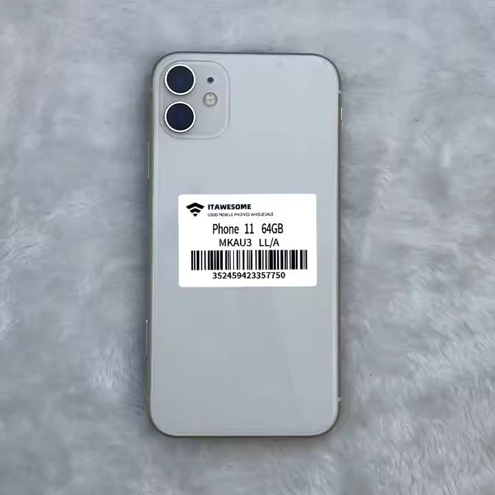 Wholesale Used Mobile Phones for Phone 11 Used Cell Phones Wholesale Grade A+ 64GB Cheapest Smartphone 4G Cellular RAM