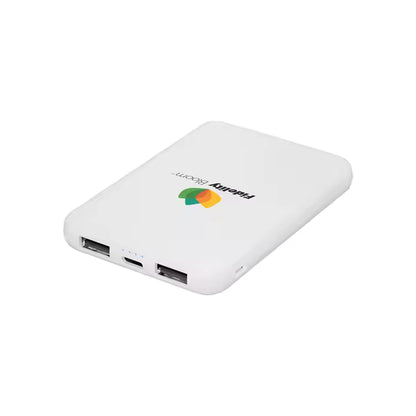 Custom Logo Mini Universal Portable Slim Powerbank Promotional Gift 5000mAh Battery Power Bank