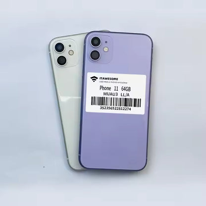 Wholesale Used Mobile Phones for Phone 11 Used Cell Phones Wholesale Grade A+ 64GB Cheapest Smartphone 4G Cellular RAM