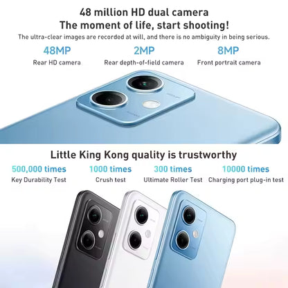 Original Xiaomi Redmi Note 12 5G Mobile Phone Unlocked 5000mAh Battery 6.67 Inch Dual SIM 5G Smart Phone Xiaomi