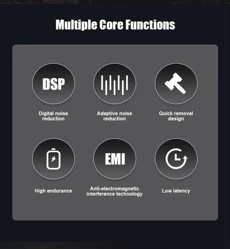 Manufacturer's Direct Sale of Electronic Folding Noise Cancelling Communication Earmuffs Hearing Protection Headphones