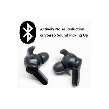 Actively Noise Cancelling in Ear with Bluetooth Hearing Protection Waterproof Noise Reduction Bluetooth Earbuds for Shooting