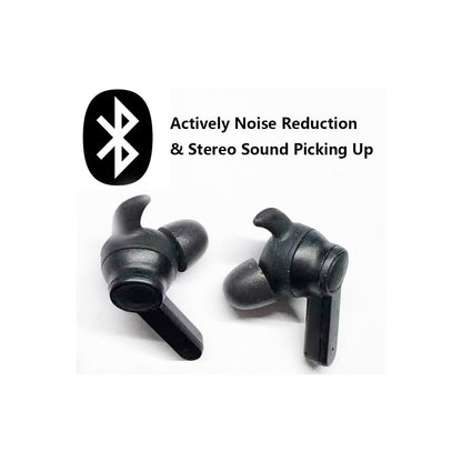 Actively Noise Cancelling in Ear with Bluetooth Hearing Protection Waterproof Noise Reduction Bluetooth Earbuds for Shooting