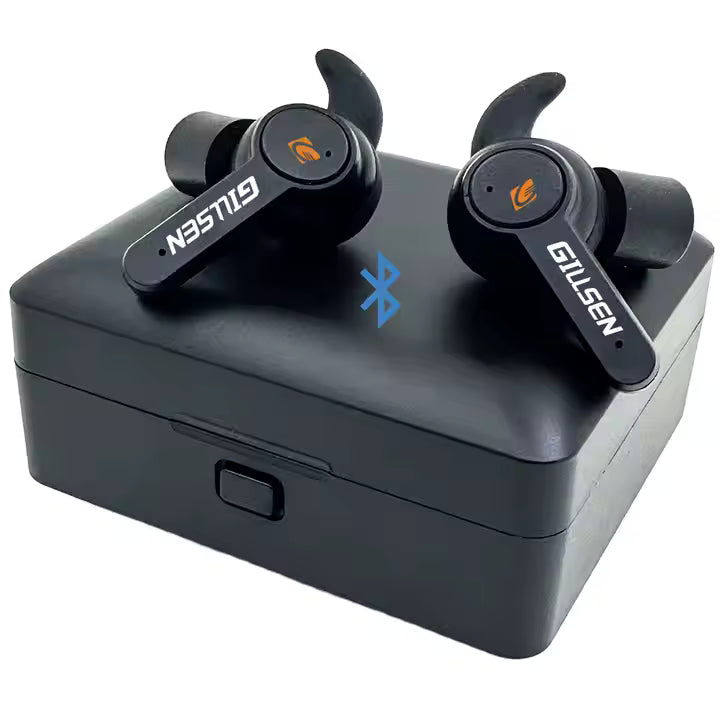 Actively Noise Cancelling in Ear with Bluetooth Hearing Protection Waterproof Noise Reduction Bluetooth Earbuds for Shooting