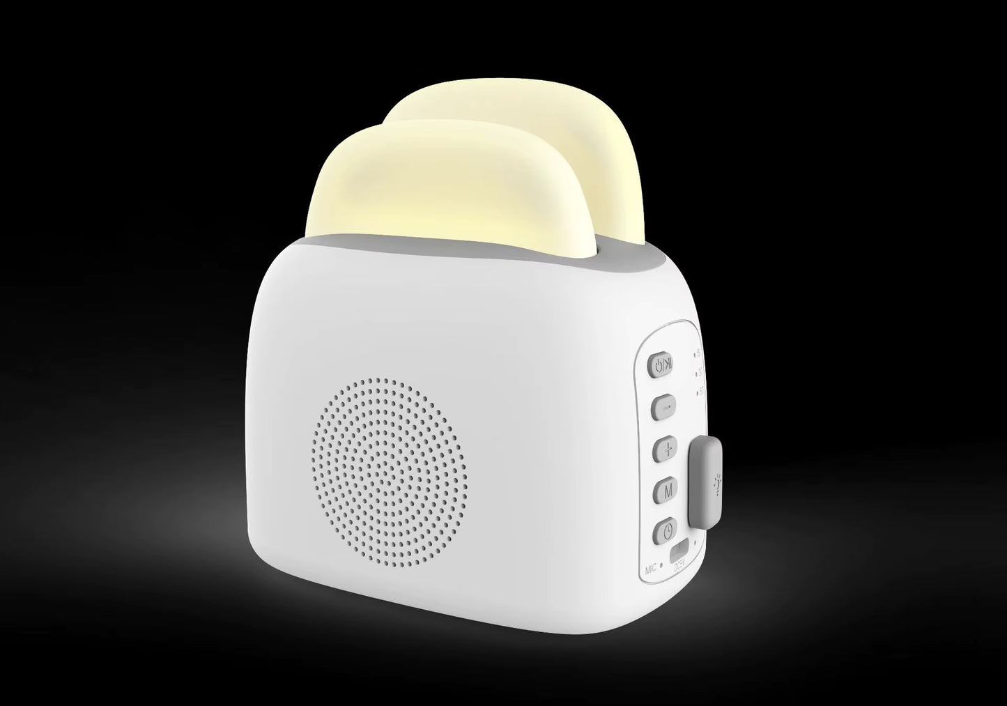 3-in-1 Smart Home Sleep Therapy Machine Bluetooth Speaker Soothing Light 6 Relaxing Sounds 1200mAh Long-Lasting Battery Modern
