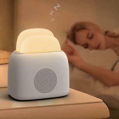 3-in-1 Smart Home Sleep Therapy Machine Bluetooth Speaker Soothing Light 6 Relaxing Sounds 1200mAh Long-Lasting Battery Modern