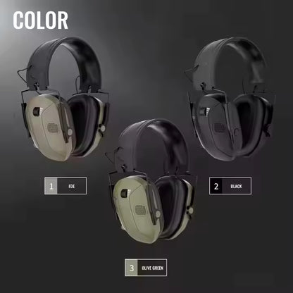 Manufacturer's Direct Sale of Electronic Folding Noise Cancelling Communication Earmuffs Hearing Protection Headphones