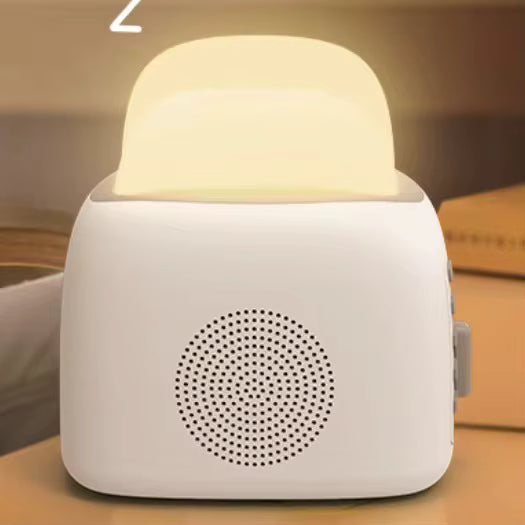 3-in-1 Smart Home Sleep Therapy Machine Bluetooth Speaker Soothing Light 6 Relaxing Sounds 1200mAh Long-Lasting Battery Modern
